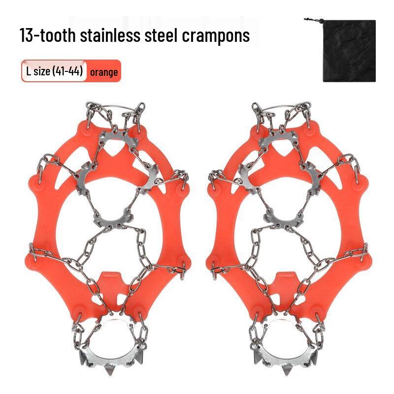 

Ледоступы из нержавеющей стали с 13 шипами для альпинизма