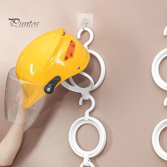 Wieszak na czapkę bejsbolową Organizator Okrągłe drzwi z tyłu Wielofunkcyjna peruka Kapelusz z daszkiem Szalik Torba na ubrania Wyświetlacz Uchwyt ścienny Wieszak ścienny