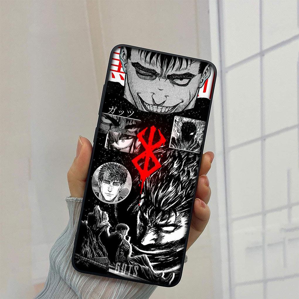 Berserk Guts Soft Cover for VIVO Y20 Y21 Y33S Y20i Y02 Y16 Y22S Y27 Y21T Y33T Y35 Y36 Y53S Y70 Y76 Y77 Y78 Casing Phone Case