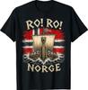 Norge Viking Longship Norway Flag Scandinavian T-Shirt
