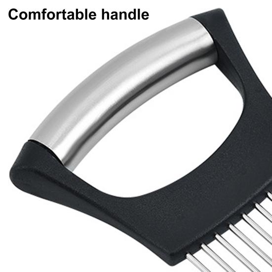 Helpful Onion Holder Good Toughness Comfortable Grip Convenient Durable Guide Slicing Cutter Cooking
