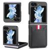 Leather Flip Wallet Case with Card Holder Case for Samsung Galaxy Z Flip7 5G Flip 7 6 Flip6  Flip 5 4 3 Flip3 Flip4