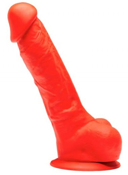 Stretch Silicone Dildo N°2 - 17 X 4.3cm Red - Stretch Real - SILICONE DILDO