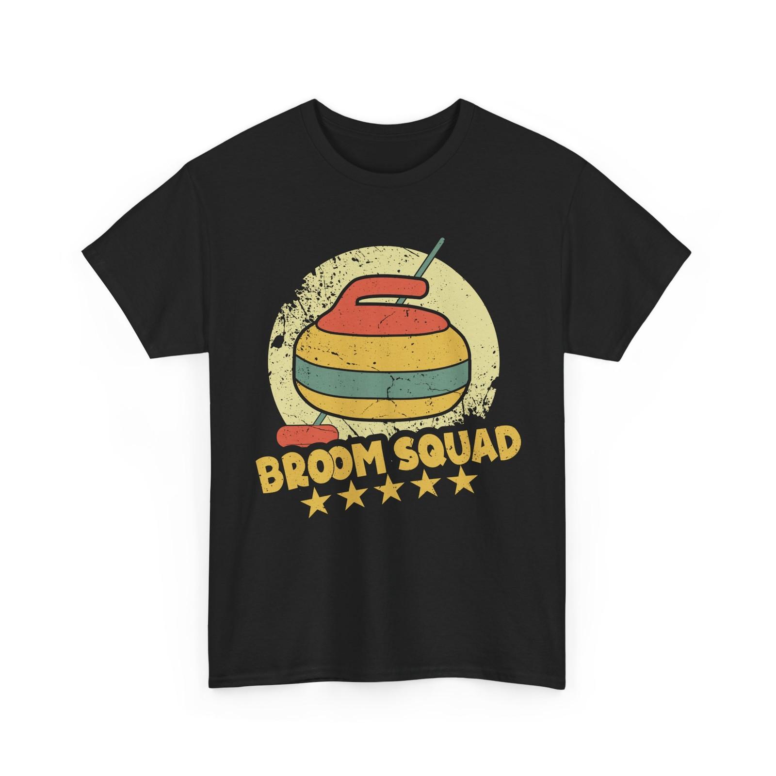 Curling Shirt, Broom Squad Curling Stone Lovers Curler Winter Sport Shirt XL