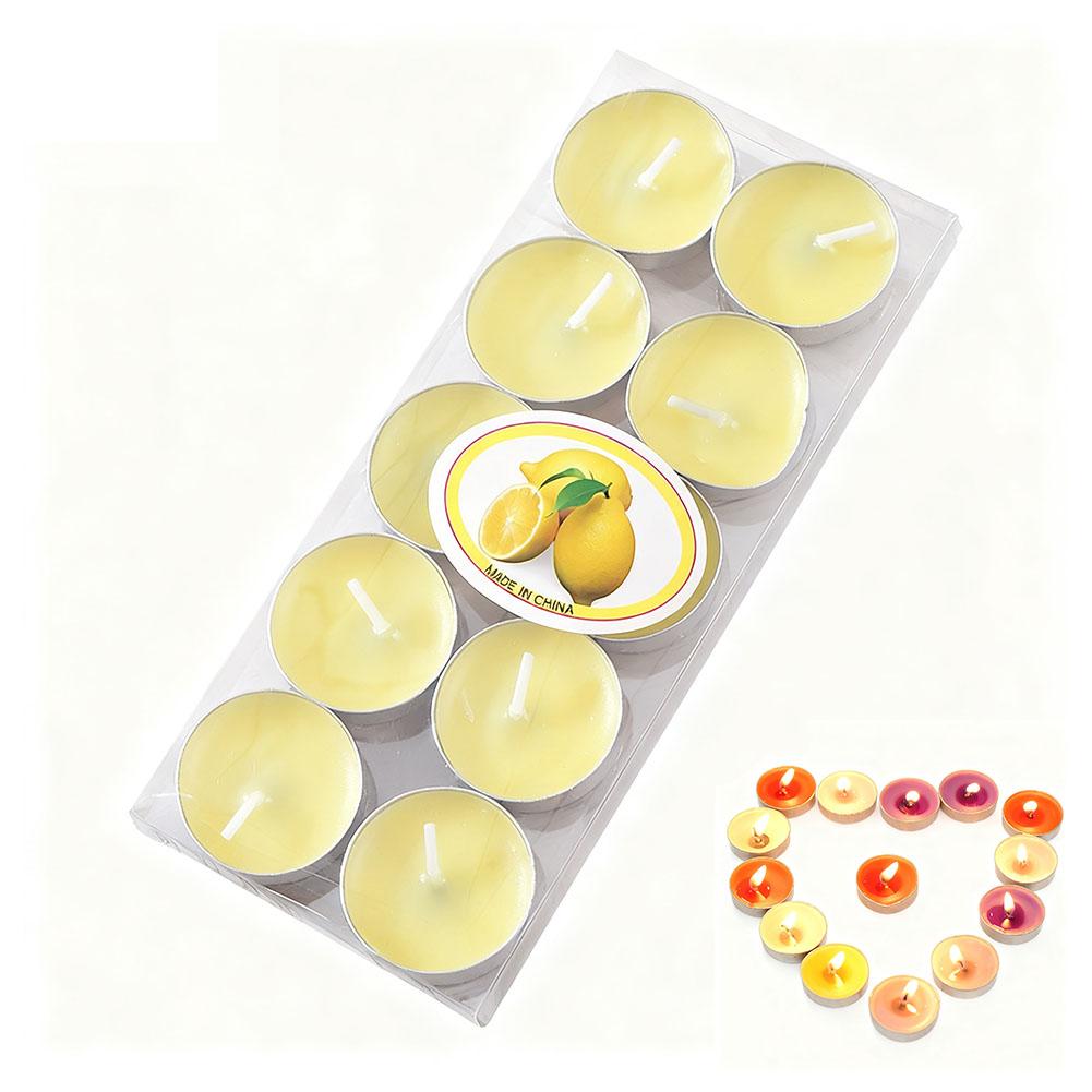 10Pcs Romantic Tea Candle Decorations Smokeless And Odorless Candles Wedding Supplies Romantic Decor Creative Love Candle