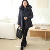 Shiz Madam Women Duck Down Half Jacket With Fox Fur J31752