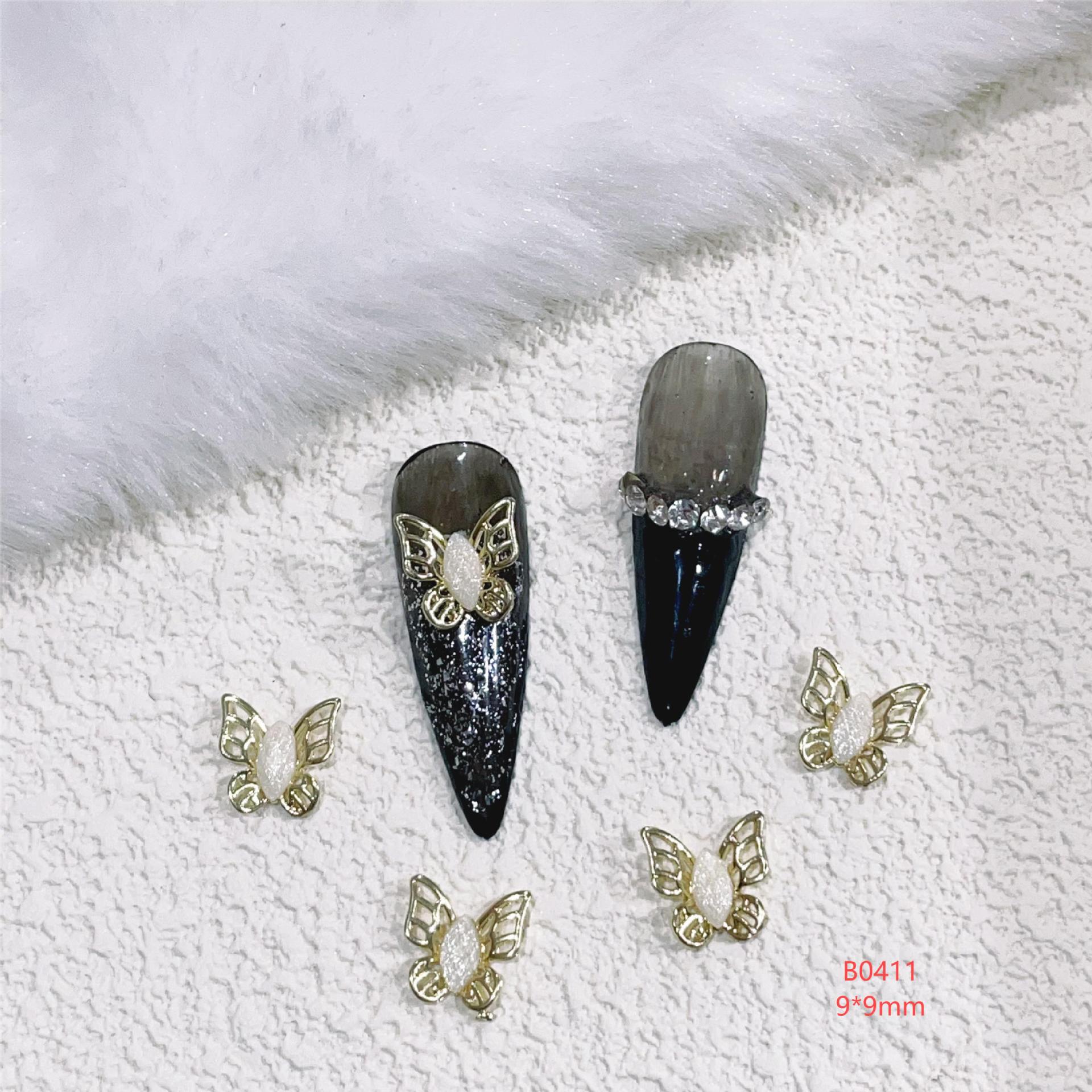 

Стразы Бабочки Кристаллы Наклейки для Нейл-арта - Роскошные Циркониевые Аксессуары для Маникюра