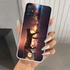 Anime Cat Rain Animal Phone Case for Samsung Galaxy A52 A32 A22 A12 A02S A50S A30S A10S Note 20 Ultra 10 Plus S10 A31 A20 A71 A7