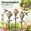 Easy Fill Hummingbird Feeder Ceramic Hummingbird Nectar Station  Patio Flower Bed