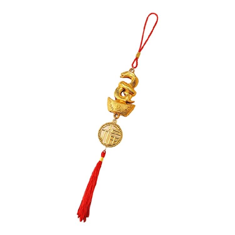 2025 Years of The Snake Pendant Snake Lucky Charm Decorative for Chinese New Years Prosperitys and Elegant Decoration