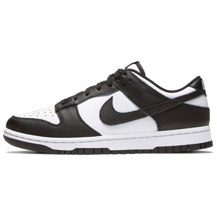 Nike Dunk Abrasion Resistant Low top Skateboard Shoes Women's Black White DD1503-101(Team1005-)