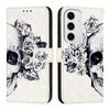 For Samsung Galaxy S24 FE Leather Case Pattern Printing Wallet Stand Mobile Cover with Strap