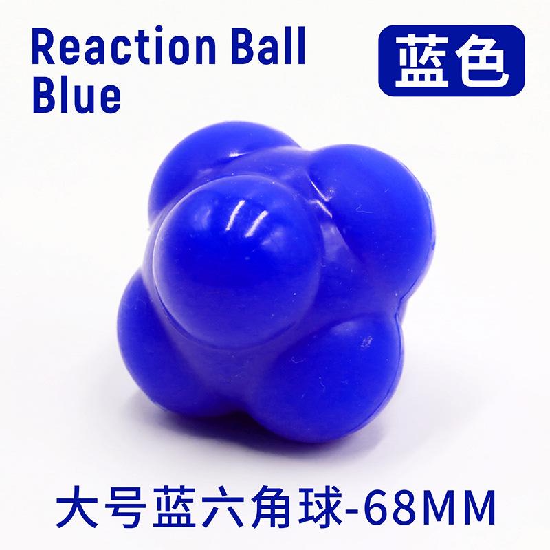 

Hexagonal Reaction Ball — Hand-Eye Coordination Trainer (Blue, 68mm) One Size
