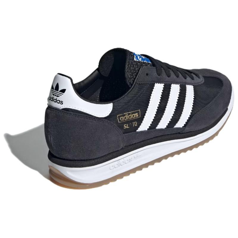 adidas SL72 RS Black White Unisex Sneakers Core-Black Cloud-White Blue JI1282