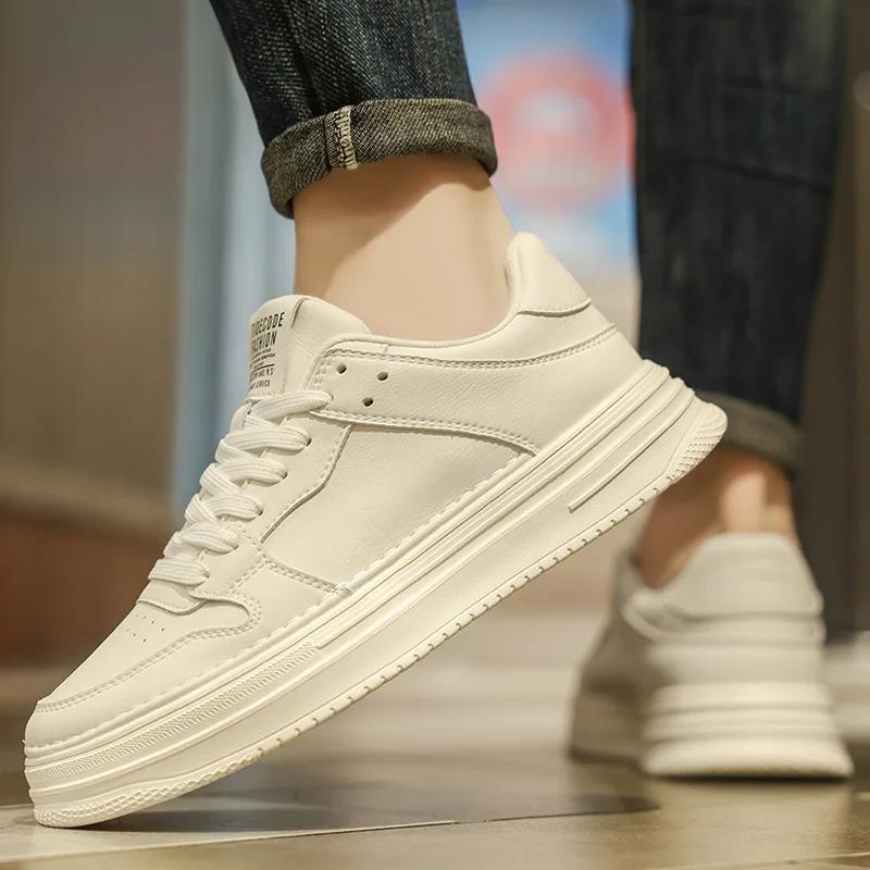 Men's Shoes 2024 High Quality Fashion Sneakers Student All-match White Skateboarding Shoes Casual Shoes for Men Tenis Masculino