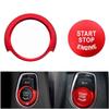 Car Styling Start Button Decorative Frame Interior Covers & Ring Stickers Trim Auto Accessories For BMW 1 2 3 4 series