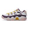 Fila Panini Classic Fashion Sports Comfortable Versatile Durable Low-Top Retro Basketball Shoes Women Sneaker White Pink Purple F12W041202FSV