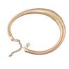 Women Snake Chain Necklace Geometric Jewelry Shiny Hook Eye Clasp   Snake Chain Collar for Party