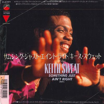 7inch Record KEITH SWEAT - Something Just Ain't Right (Edit) / P2401PROMO ELEKTRA 1988 Japan Soul/Funk Used