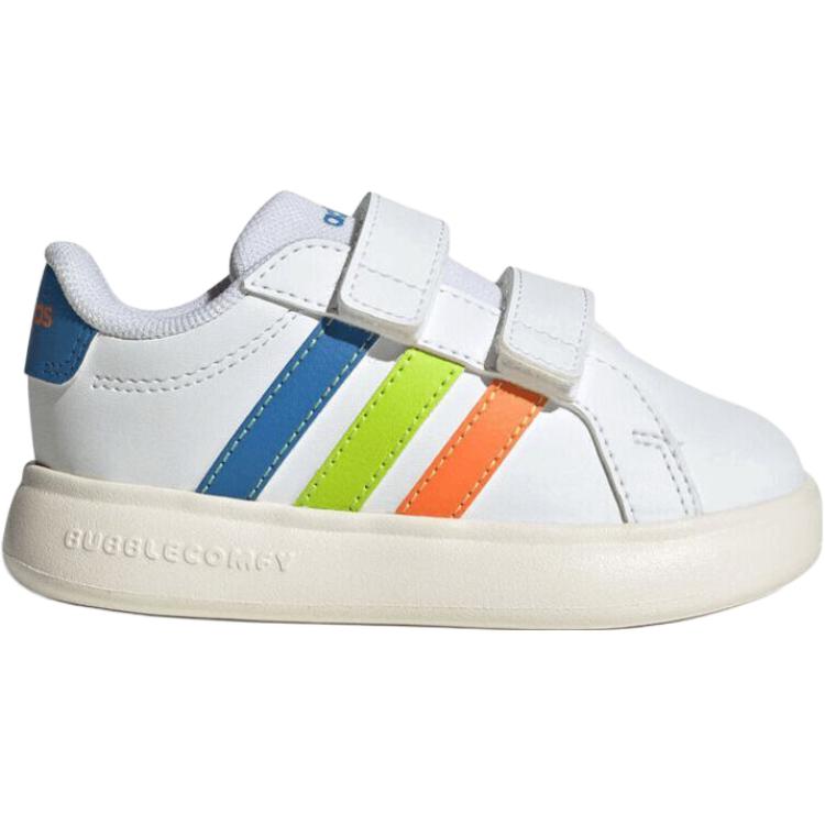 adidas Grand Court 3.0 Bubble Cf I Confortáveis Versáteis Tênis Baixos para Caminhada Tênis de Bebê Branco JP9379