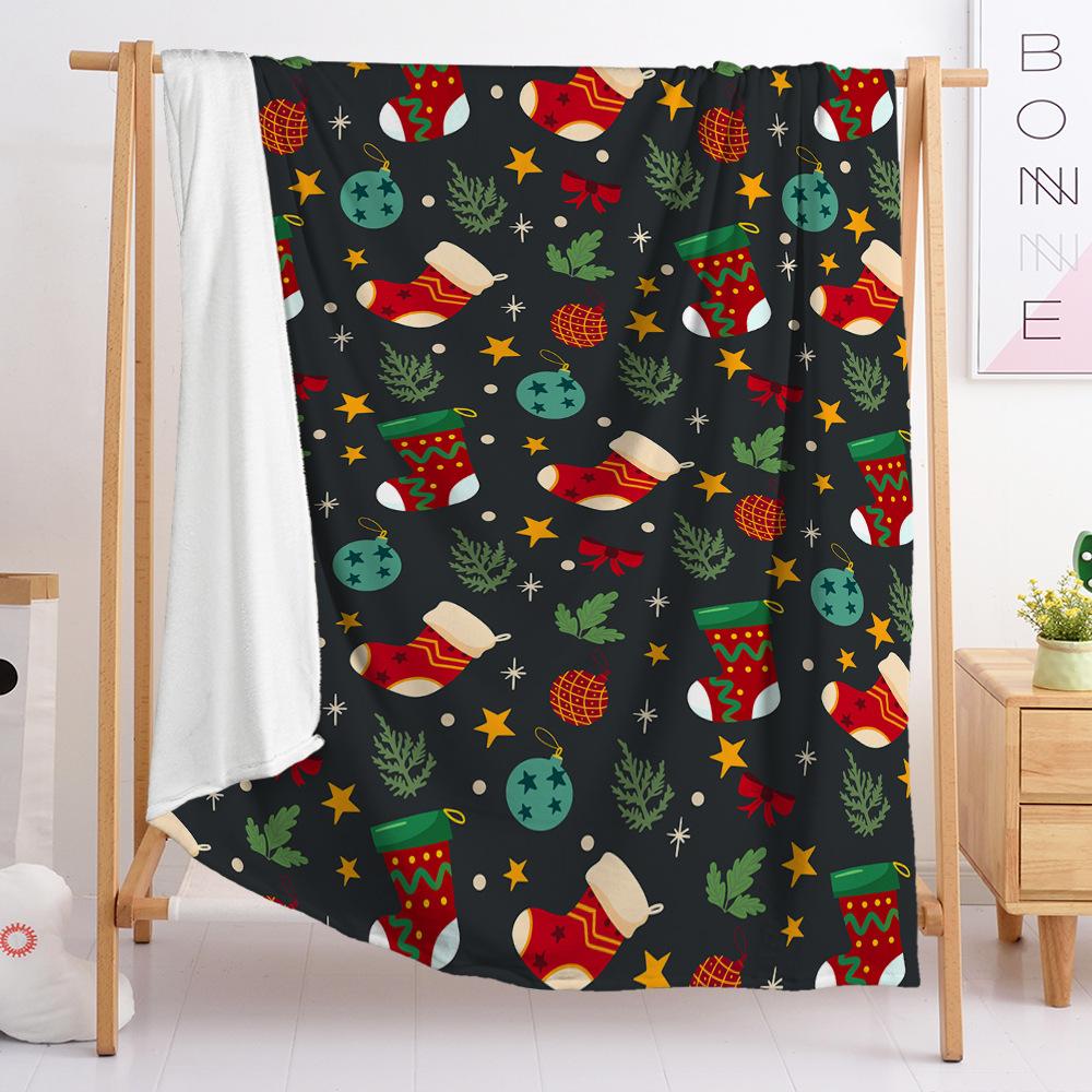 3D Digital Printed Christmas Blanket Flannel Blanket Fur Blanket Spring And Autumn