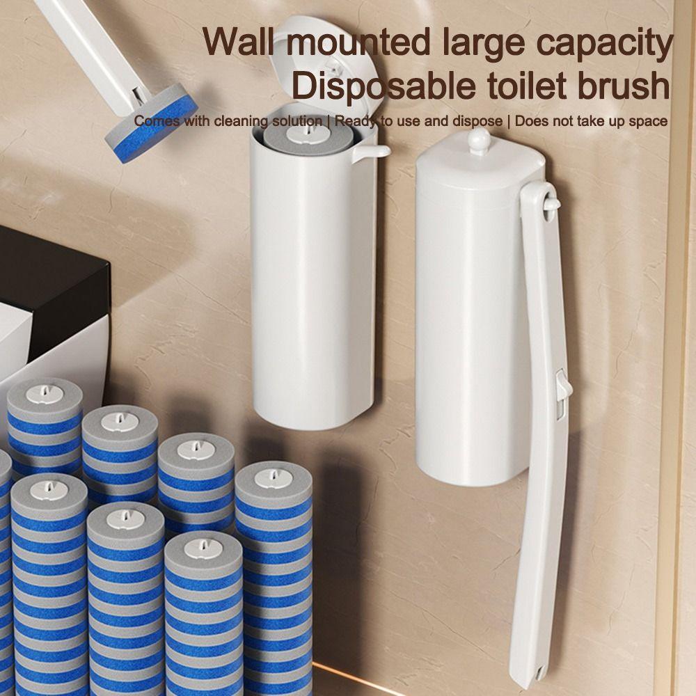 Dissolving Deodorization Toilet Brush Disposable Toilet Brush Head Bathroom Cleaning Accessories