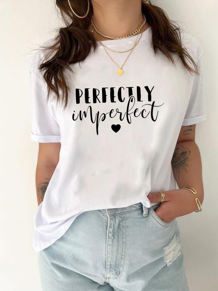 (Asijská velikost) Oblečení Tričko Tričko Akvarel Love Trend 90. léta Top Ženy Žena Potisk Móda Dámská Trička s krátkým rukávem Grafika