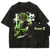 Dragon Ball Anime Lover Washed T-shirt Year round clothing high quality personality Clothes Plus Size Unisex New Model Couples tee