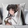 Lucia Pyroath Anime Game PPunishing Gray Raven Pillow Case Fashion Square Pillowcase Bedroom Sofa Room Ins Decoration Leisure