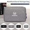 Car Styling Digital Storage Bag Oxford Cloth Cable Tools Travel Purse For Honda Civic Fit Accord Odyssey City Pilot Jazz CRV HRVL