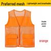 Custom Mesh Breathable Volunteer Vest with Logo for Events and Workwear