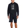 Under Armour Rival Sweatshirts Men's Black Hooded Moderate Regular 1357094-001