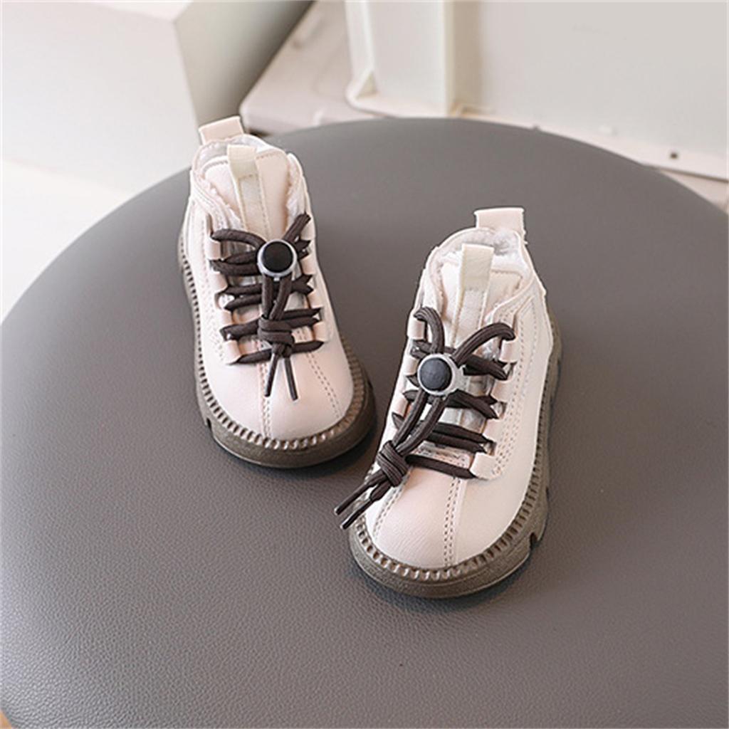 Kids Boots Boys Girl Winter Baby Toddler Infant Shoes Retro Short Bootie