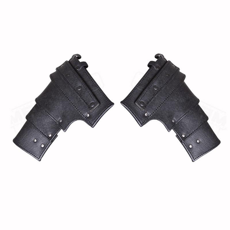 Men s Medieval Knight Shoulder Armor Straps for COSPLAY and Halloween чёрный