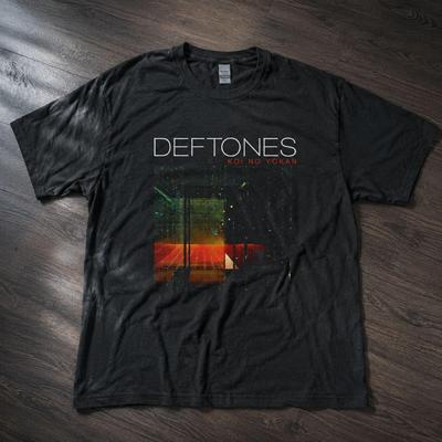 Deftones Koi No Yokan Camiseta de Banda de Metal Alternativo Camiseta Gráfica Negra