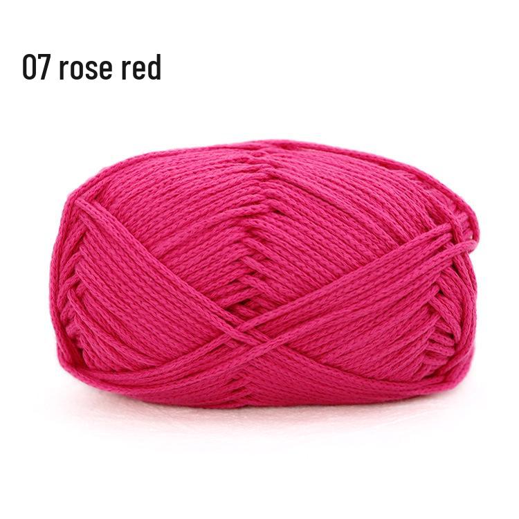 Xue Feier Suxin 2mm Round Hollow Pure Cotton Crochet Yarn for DIY Knitting