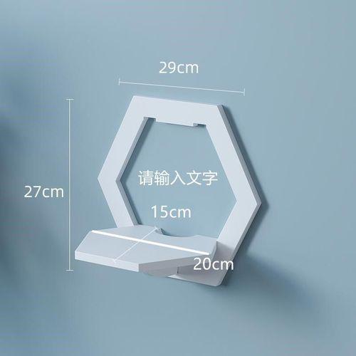 Drewniana płyta plastikowa Stojak ścienny do przechowywania Bez dziurkowania Półka nocna Wisząca przegroda ścienna Stojak na kwiaty Półki domowe Dekoracyjna rama