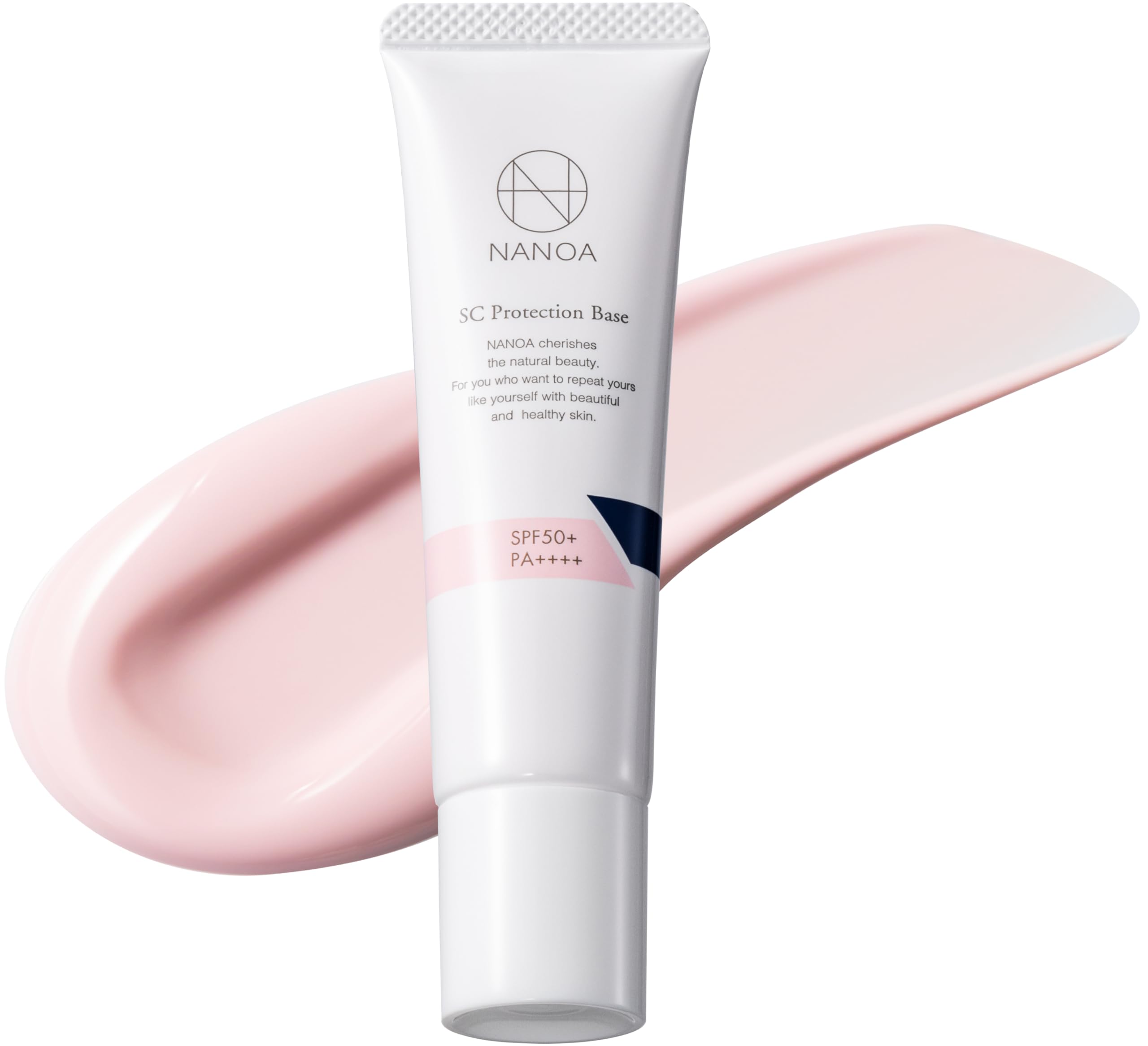 

NANOA Dermatologist-Recommended Sunscreen Makeup Primer, Pink, Tone-Up Primer, Formulated with Human Stem Cells, Moisturizing, Pore-Clearing, Shine-Pr