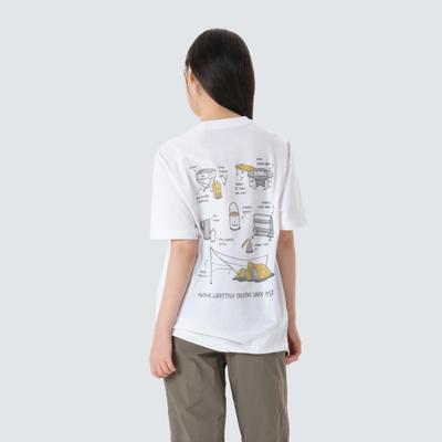 SNOWPEAK Sorona Gear Korte Mouw T-shirt Wit (S26MUFTS06)