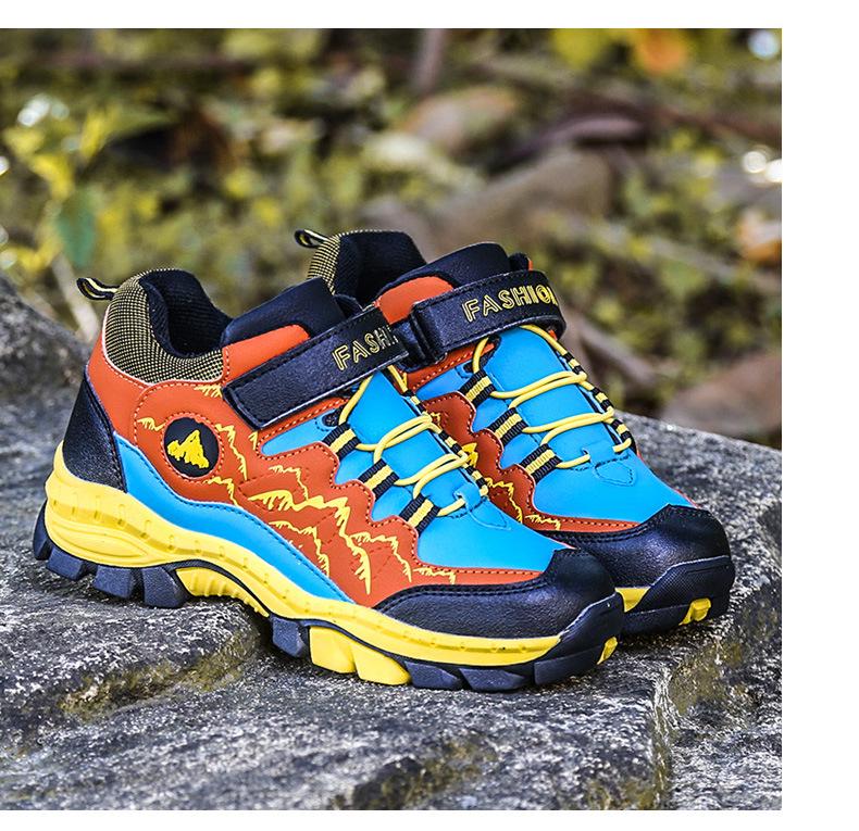 Plus Size Children's High-Top Sports, Hiking, Travel Shoes & Snow Boots for Fall/Winter, with Steel Claws