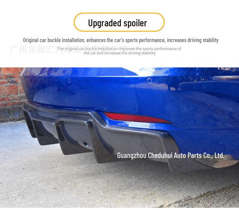 Model 3 Carbon Fiber Body Kit: Front Lip, Rear Lip, Spoiler, Side Skirts, Tail Wing
