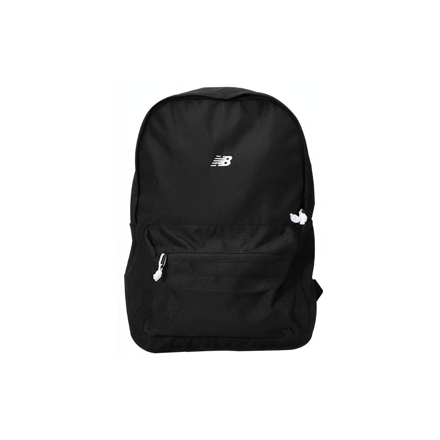 

New Balance Sports Casual Versatile Solid Color Fabric Backpack Small Unisex backpack Black LAB23053-BK Black
