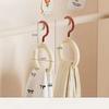 Hat Storage Clothes Hanger Invisible Luxury Multi-Function Hook Home Use New Plastic Coat Hanger Nordic Sle Adult Closet