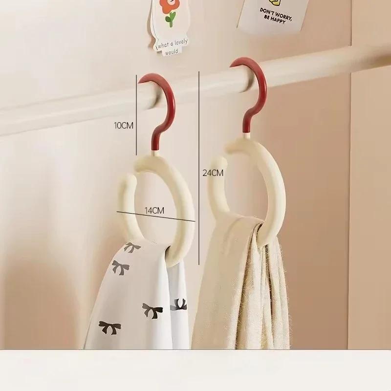 Hat Storage Clothes Hanger Invisible Luxury Multi-Function Hook Home Use New Plastic Coat Hanger Nordic Sle Adult Closet