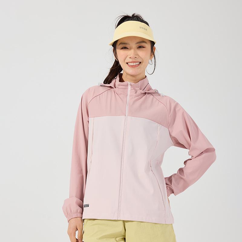 Ice silk sunscreen clothes women's summer thin UV protection outdoor 1011 new skin clothes cool breathable fishing jacket