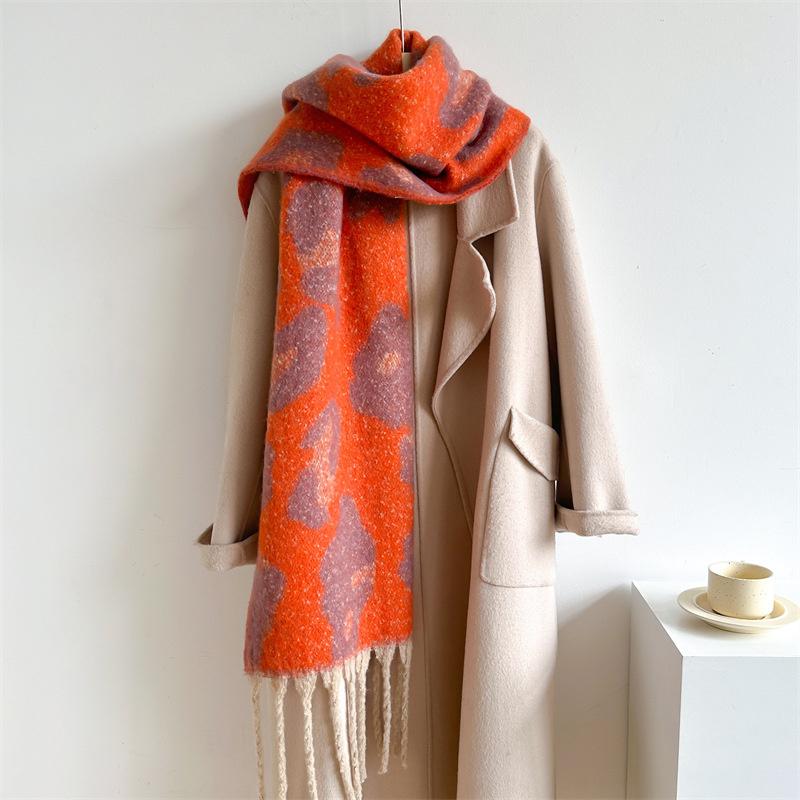 New  Cashmere Scarf Shawl Thicked  Warm Blanket Long Tassels Soft Shawls Neck Wraps Pashmina Scarves Ladies' Luxury Scarf