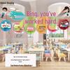 Back-to-School Classroom Fan String Decorations for Kindergarten and Primary School