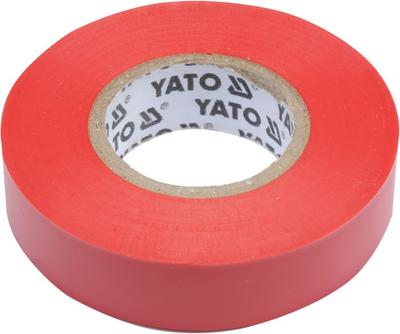 Fita isolante elétrica 15mmx20mx0.13mm vermelha YT-81592 YATO