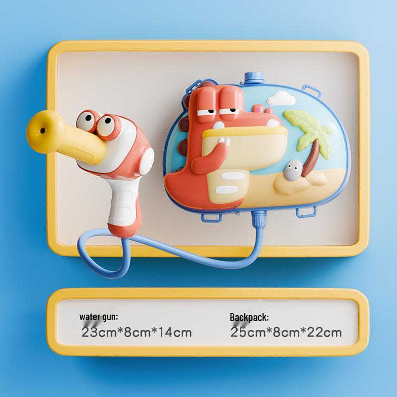 Large Capacity Cartoon Animal Water Gun Backpack for Kids