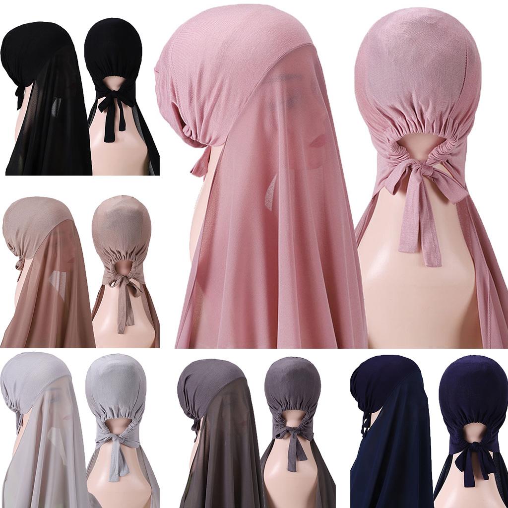Extra Lange Satin-Zopfhaube Für Damen – Doppellagig, Elastisch, Mit Bindeband (68x36 Cm)